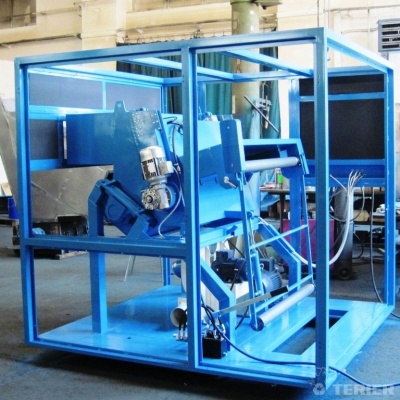 Knife mill - granulator for skeletal waste 