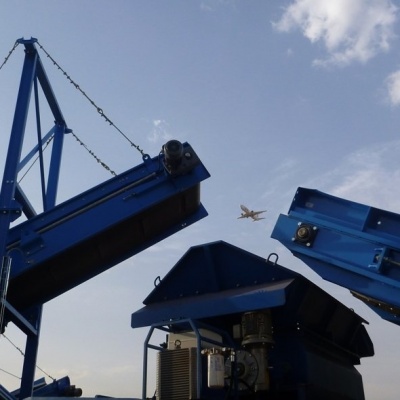 Tire shreding line for cement plant in Sudan